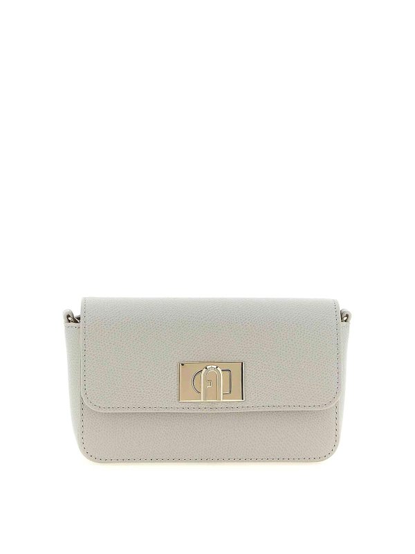 FURLA: クロスボディバッグ - クロスボディバッグ - グレー