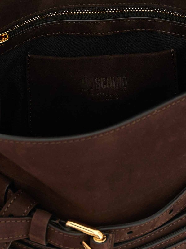 トートバッグ - ブラウン shop online: MOSCHINO