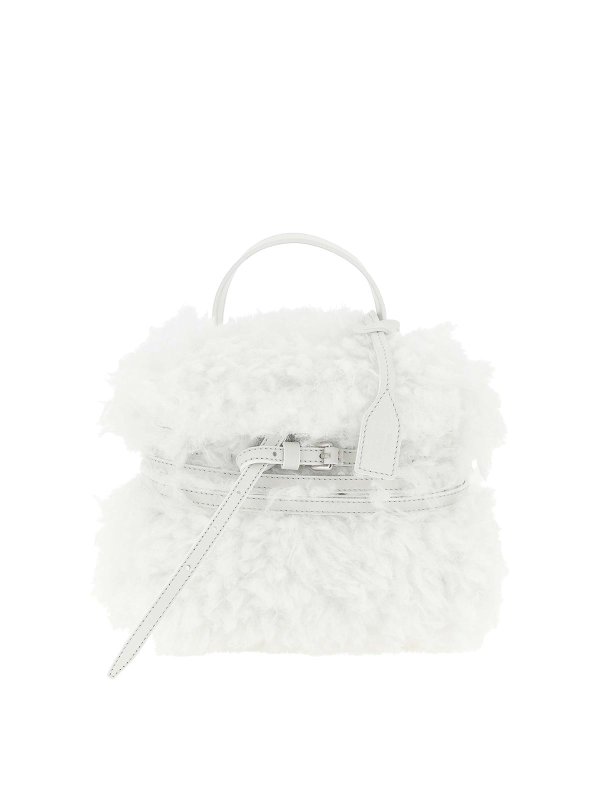 MOSCHINO: Handtaschen - Shopper - Weiß