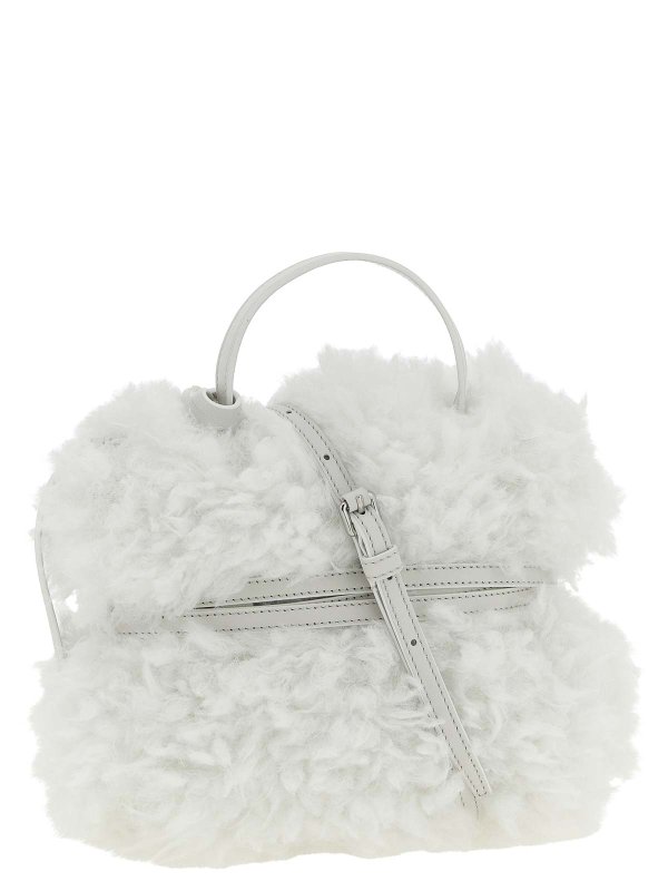 MOSCHINO: Handtaschen online - Shopper - Weiß