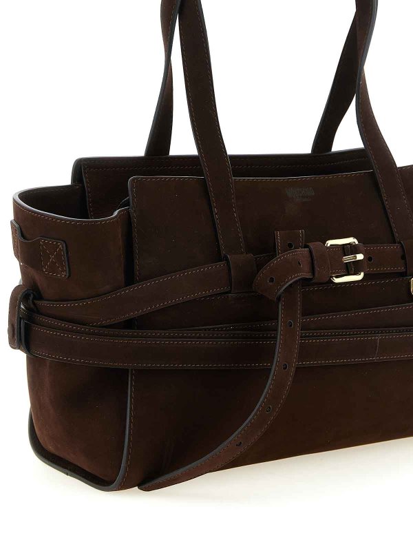 The Best Shops MOSCHINO: Handtaschen - Shopper - Braun