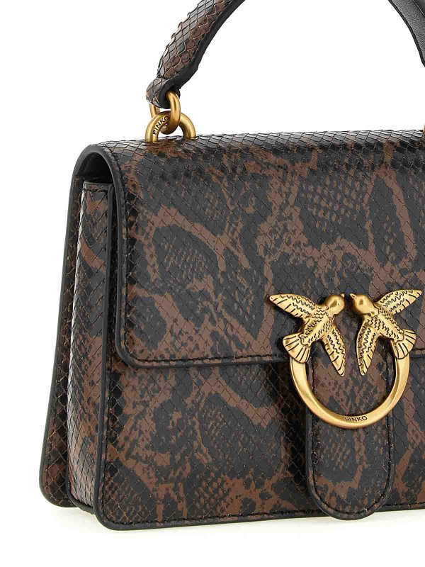 The Best Shops Pinko: Handtaschen - Shopper - Braun
