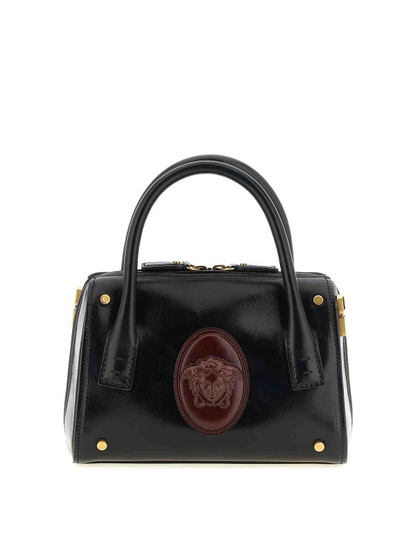 VERSACE: Handtaschen - Shopper - Schwarz