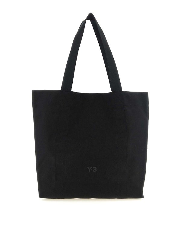 Y-3: Handtaschen - Shopper - Schwarz