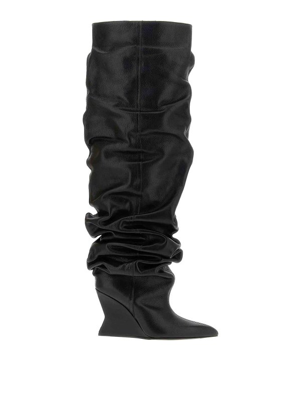 Balmain: espadrilles - Cuissardes leather
