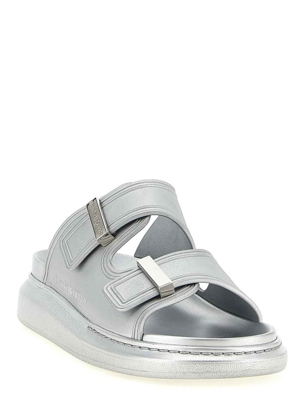 ALEXANDER MCQUEEN: Sandalen online - Sandalen - Silber
