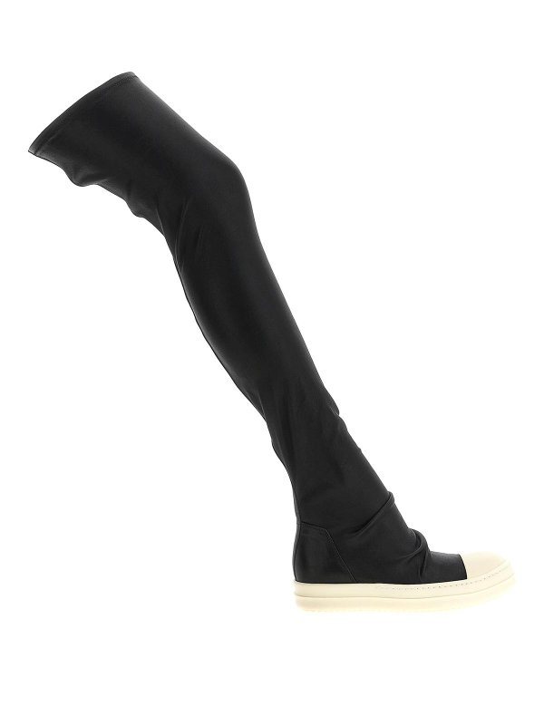 RICK OWENS: ブーツ - ブーツ - 黒