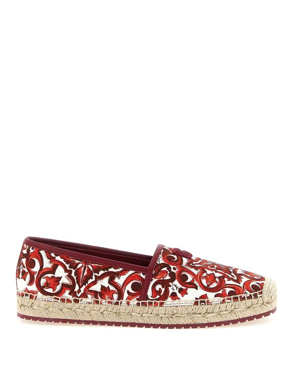 DOLCE & GABBANA: Espadrillas - Espadrilles - Rot