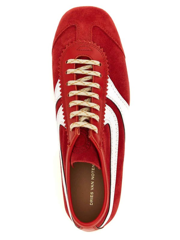 スニーカー - 赤 shop online: DRIES VAN NOTEN