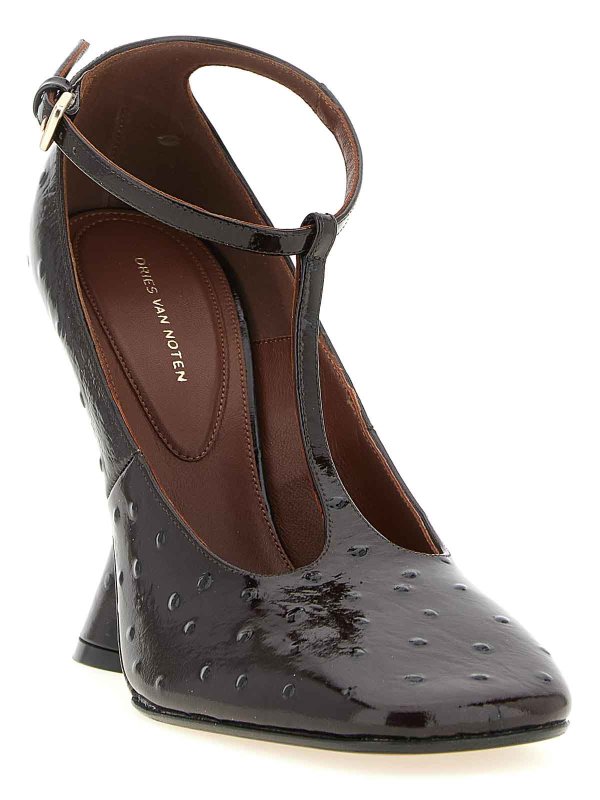 DRIES VAN NOTEN: パンプス online - パンプス - ダークレッド