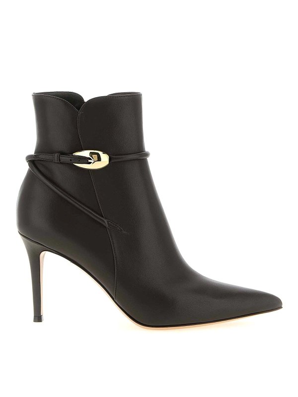 Gianvito Rossi: Bottines - Bottines - Marron