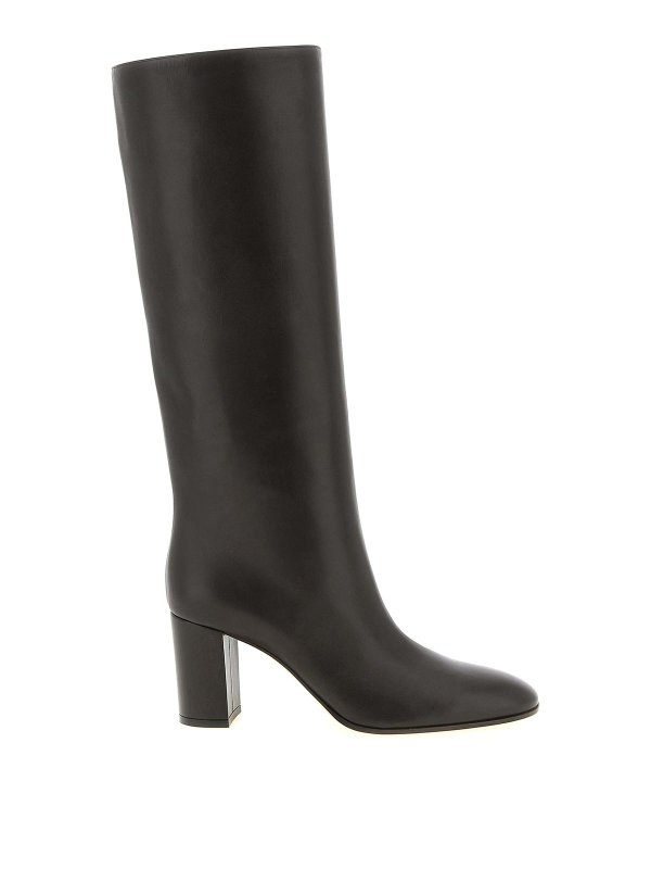 Gianvito Rossi: Bottes - Bottes - Marron