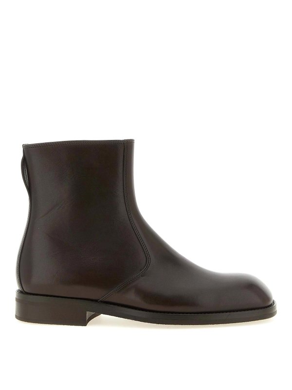LEMAIRE: Bottines - Bottines - Marron