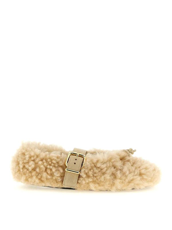 Marni: Ballerines - Ballerines - Beige