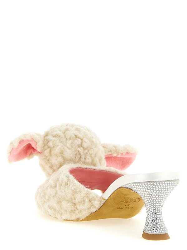 The Best Shops MOSCHINO: Zapatos chinelas - Chinelas - Blanco