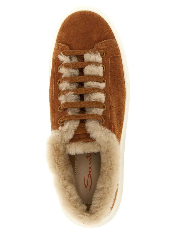 スニーカー - ブラウン shop online: SANTONI