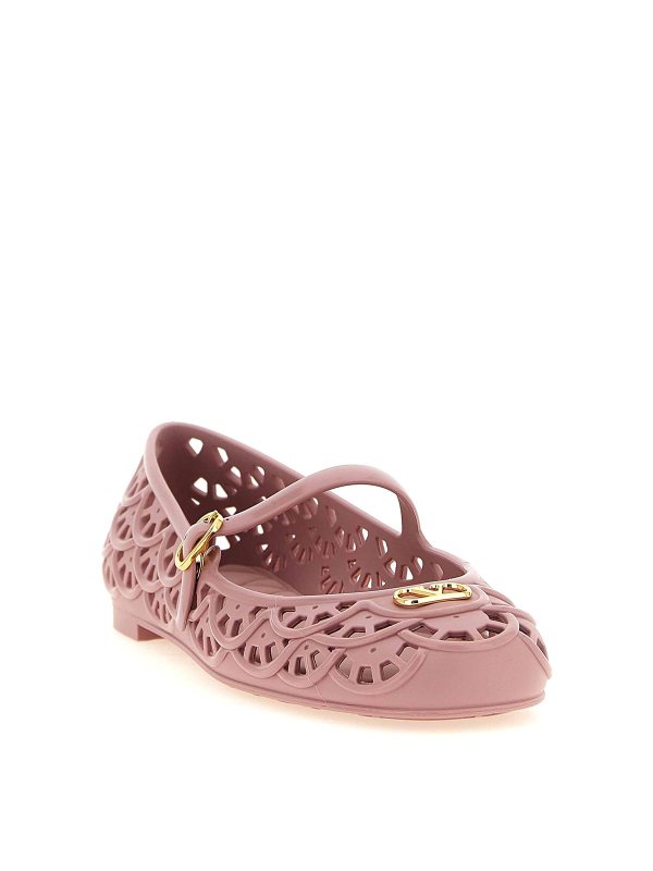 VALENTINO GARAVANI: フラットシューズ online - フラットシューズ - ヌードカラー