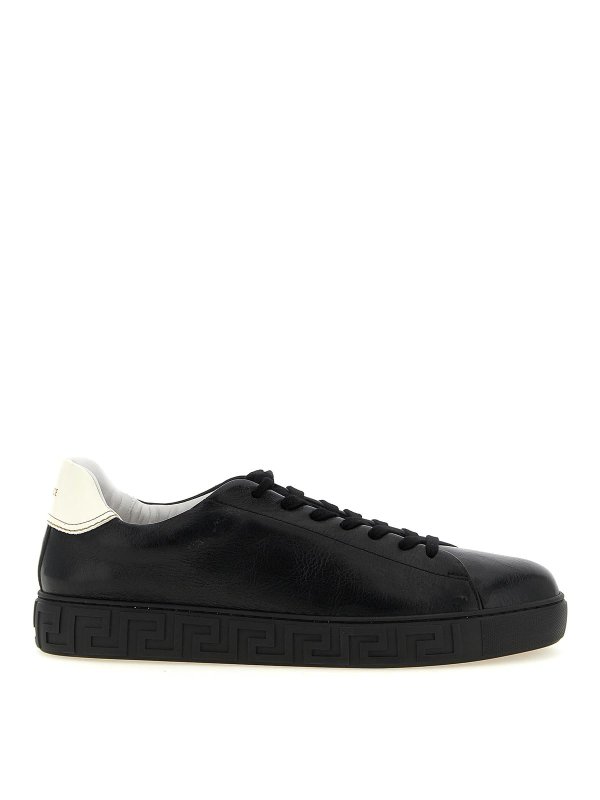 VERSACE: Chaussures de sport - Baskets - Blanc