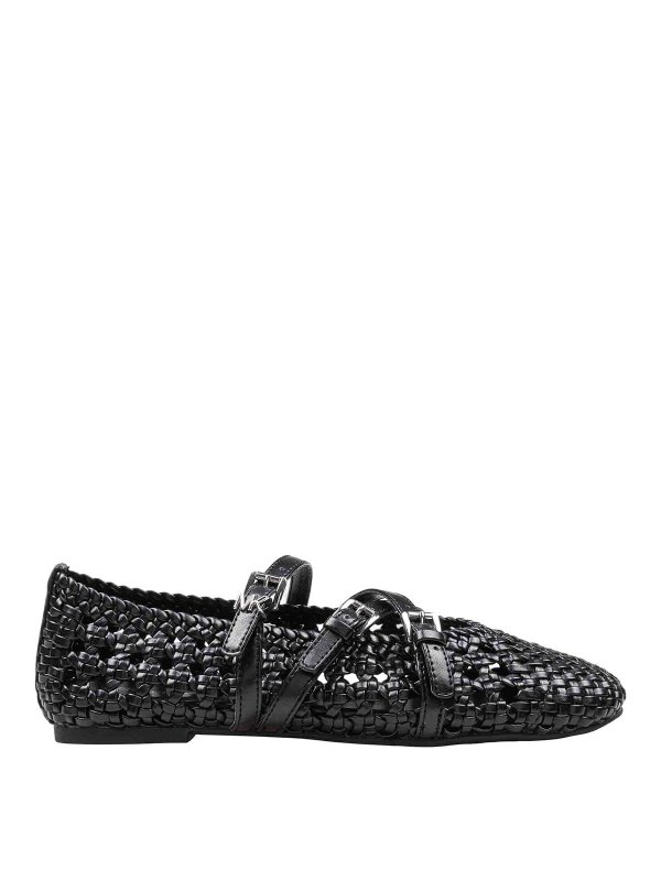 MICHAEL KORS: フラットシューズ - フラットシューズ - 黒