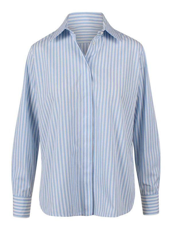Max Mara: Hemden - Hemd - Blau