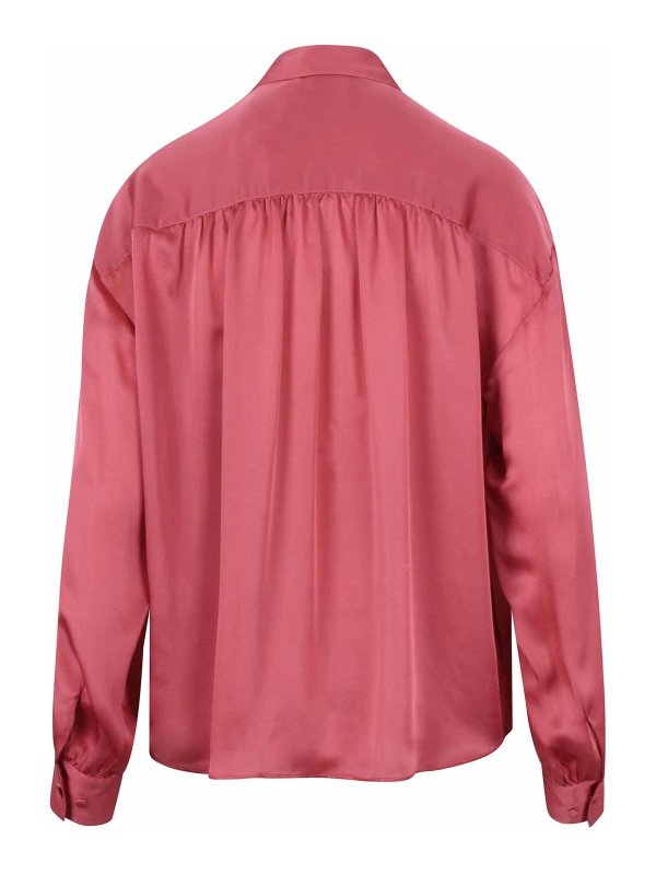 ULLA JOHNSON: blouses online - Gesture Silk Blouse