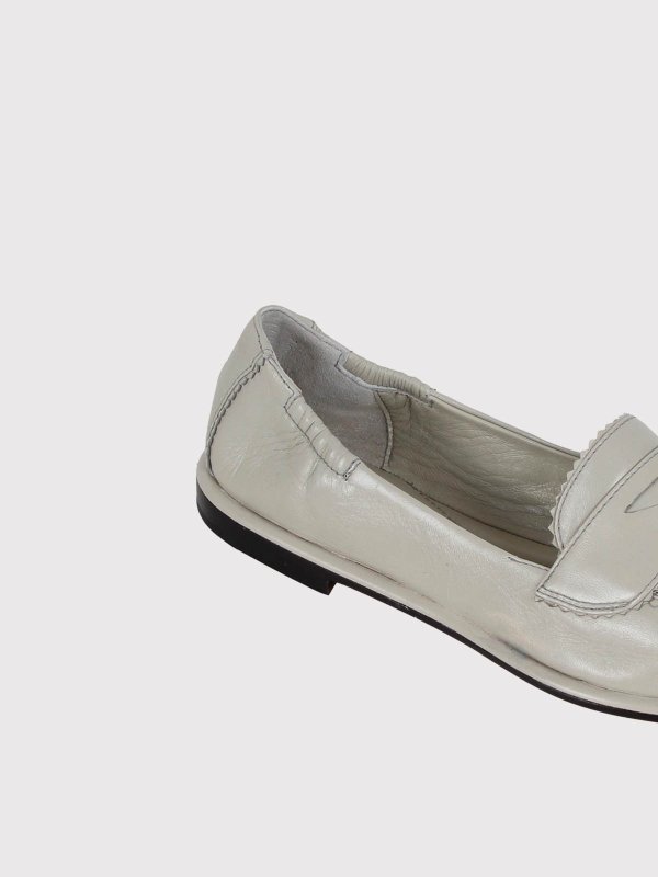 Flat Leather Moccasin shop online: POMME D