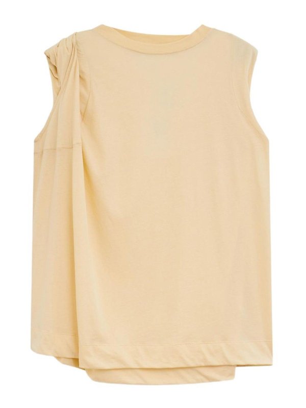 DRIES VAN NOTEN: Tops und Tank Tops - Top - Hellbeige
