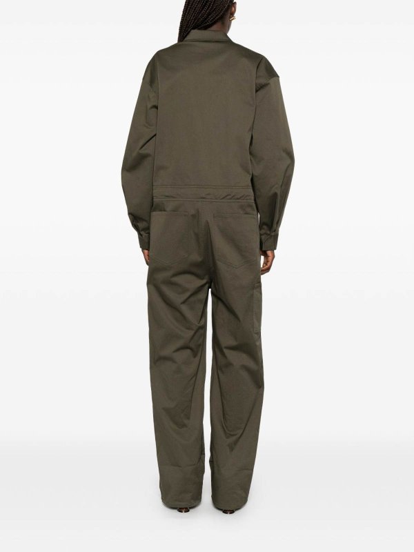 ジャンプスーツ - ダークグリーン shop online: THE FRANKIE SHOP