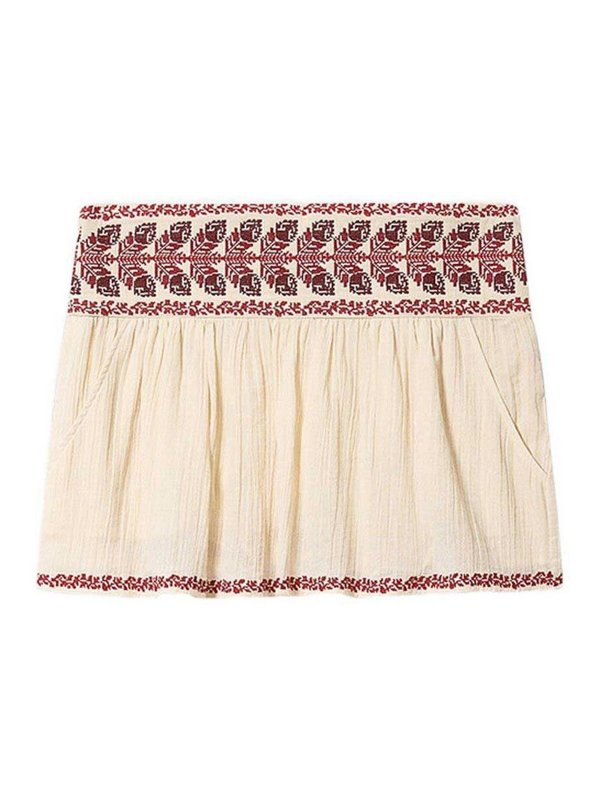 Isabel Marant Etoile: ミニスカート - ミニスカート - ベージュ