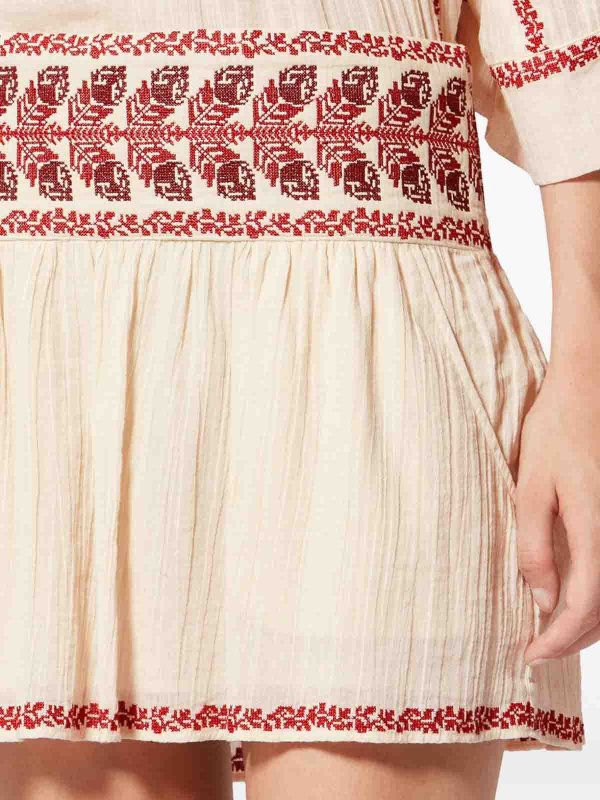 Isabel Marant Etoile: ミニスカート online - ミニスカート - ベージュ