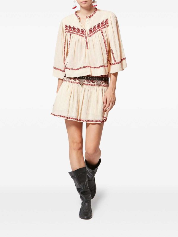 ミニスカート - ベージュ shop online: Isabel Marant Etoile