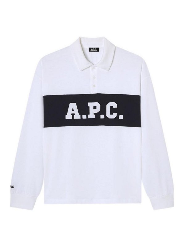 A.P.C.: Poloshirts - Poloshirt - Weiß