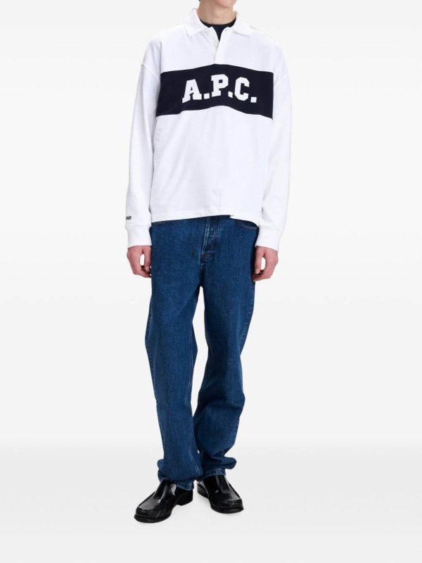 The Best Shops A.P.C.: Poloshirts - Poloshirt - Weiß