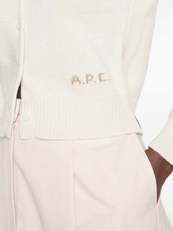 The Best Shops A.P.C.: Cárdigans - Cárdigan - Blanco