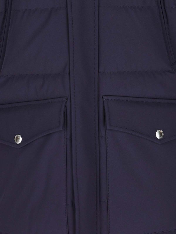 BRUNELLO CUCINELLI: ダウン・ハイテクジャケット online - ダウンジャケット - ブルー