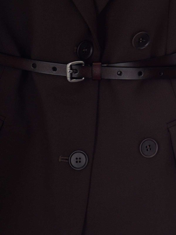 The Best Shops P.A.R.O.S.H.: blazers - Double Breasted Belted Blazer