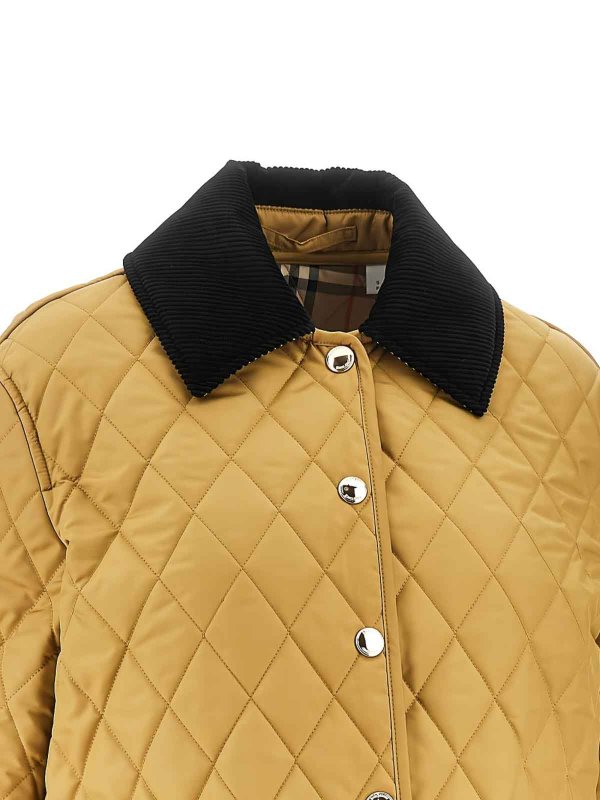 BURBERRY: Kurze Daunenjacken online - Daunenjacke - Hellbraun