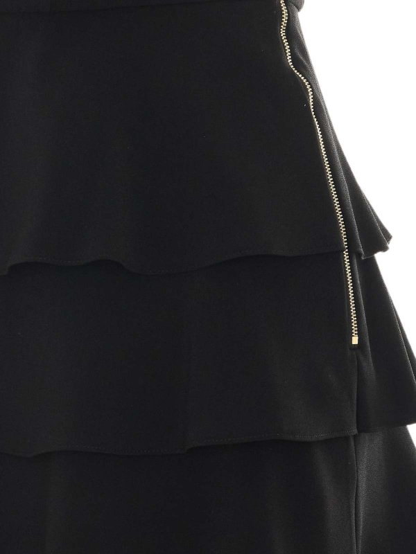 ショートドレス - 黒 shop online: ELISABETTA FRANCHI
