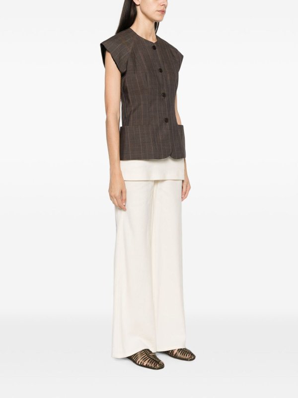 GANNI: blouses online - Light Wool Blouse