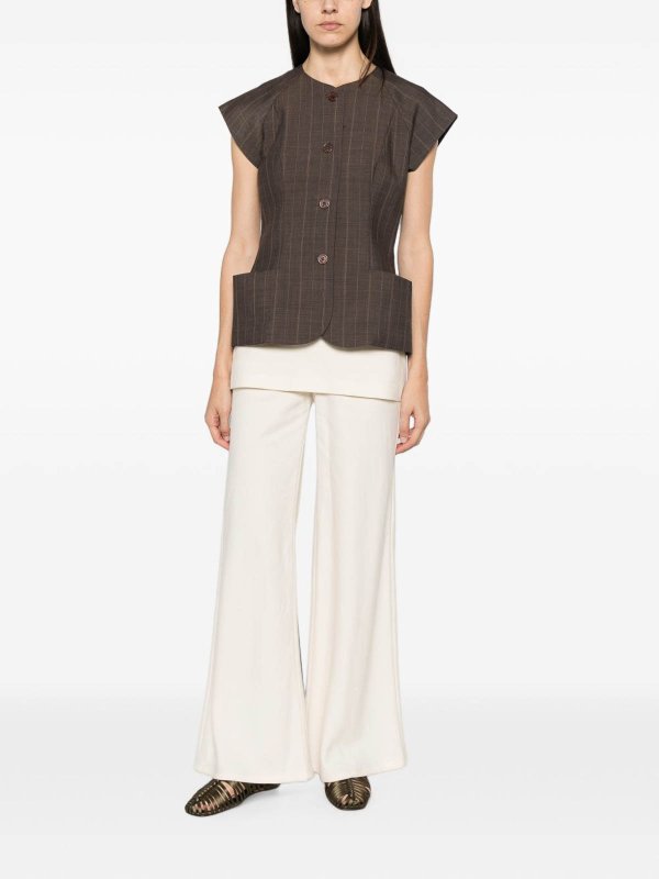 Light Wool Blouse shop online: GANNI
