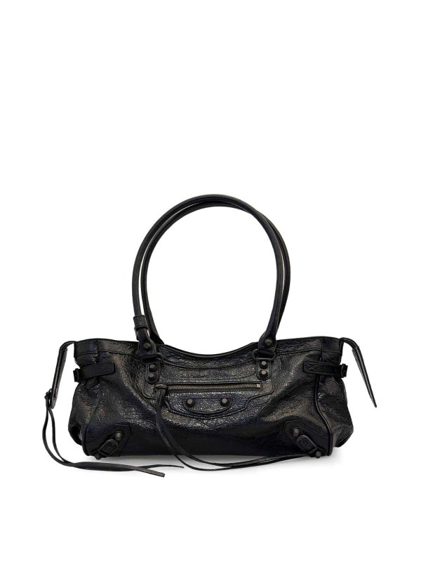 BALENCIAGA: トートバッグ - トートバッグ - 黒