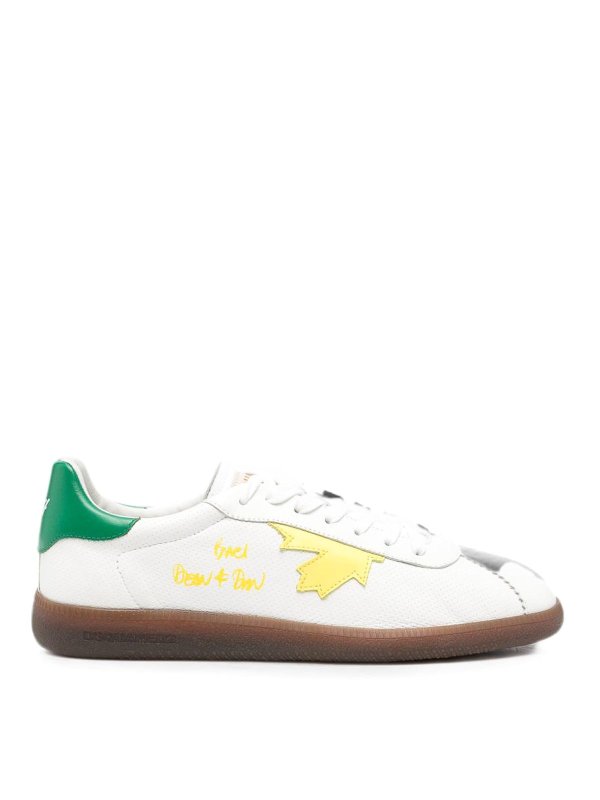 DSQUARED2: Chaussures de sport - Baskets - Blanc