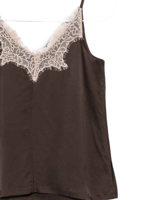 The Best Shops SEVENTY: Tops y camisetas sin mangas - Top - Marrón
