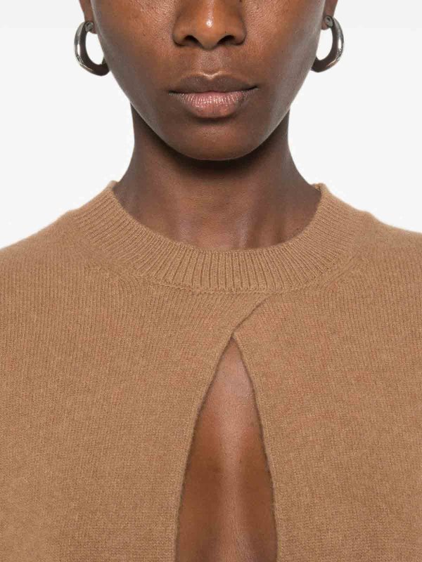 ELISABETTA FRANCHI: ショートドレス online - ショートドレス - ブラウン