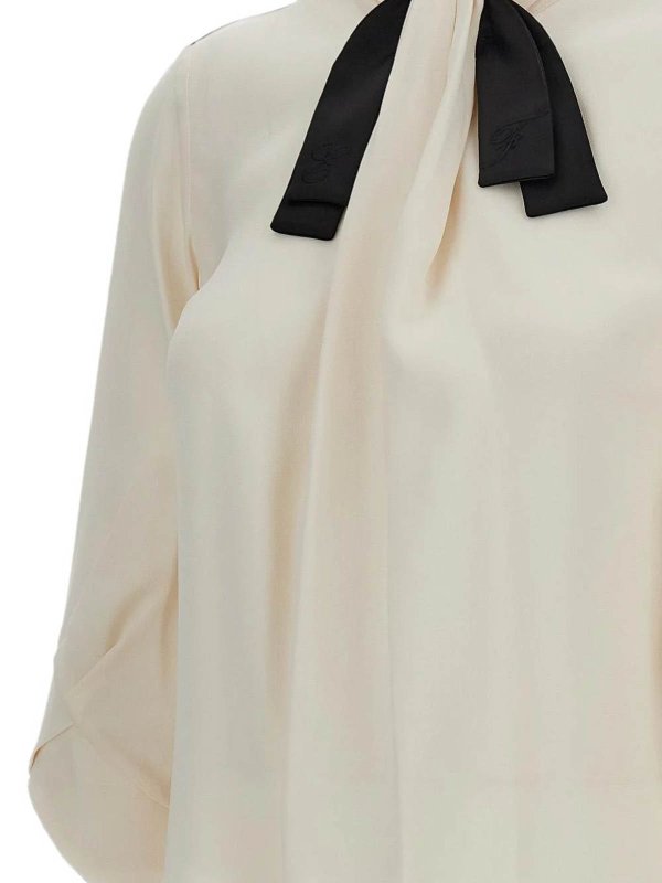 ELISABETTA FRANCHI: ブラウス online - ブラウス - ベージュ
