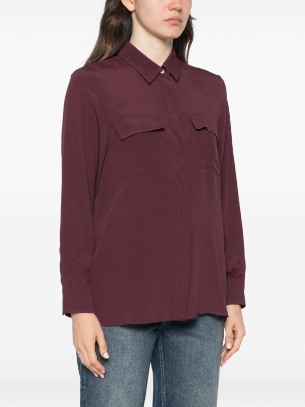 The Best Shops MARELLA: シャツ - シャツ - ダークレッド