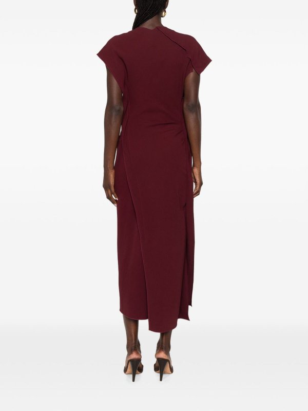 マキシドレス - 赤 shop online: VICTORIA BECKHAM