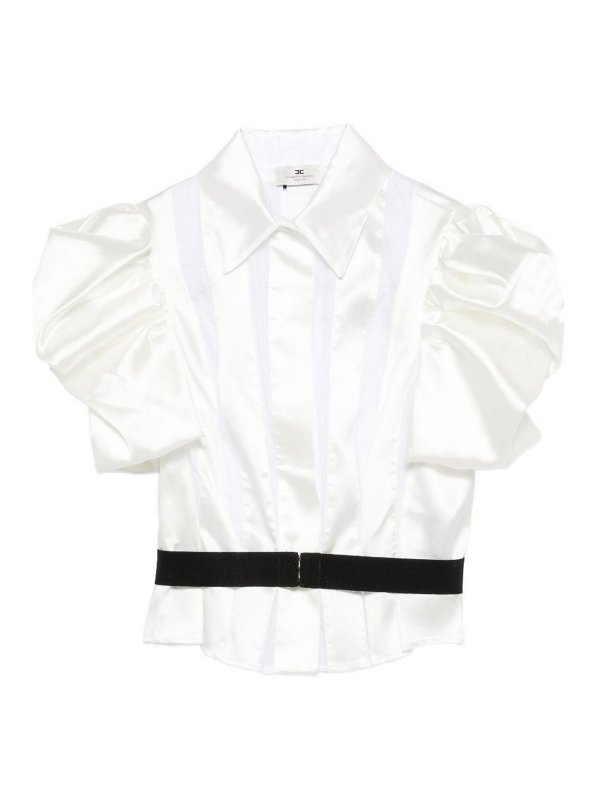 ELISABETTA FRANCHI: シャツ - シャツ - 白