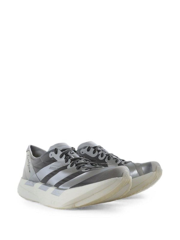 Y-3: trainers online - Silver Adios Pro 4 Technical Sneakers