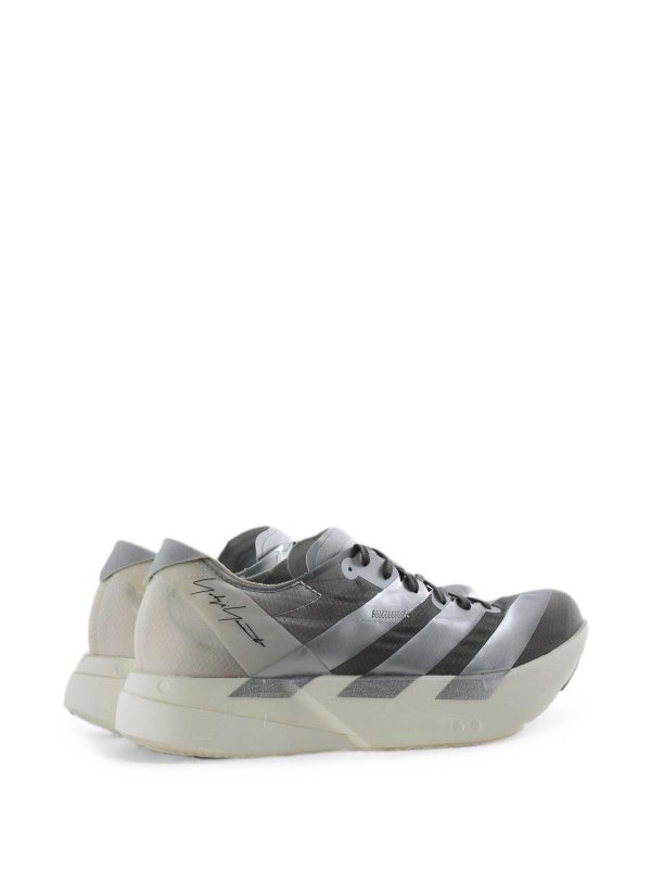 The Best Shops Y-3: trainers - Silver Adios Pro 4 Technical Sneakers